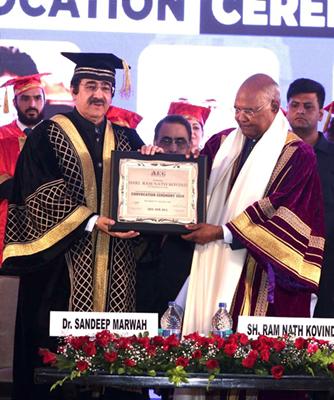 14th President Of India Graces Historic Convocation At Asian Education Group